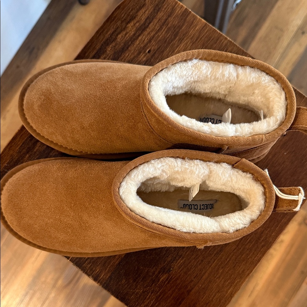 Cozy Tan Suede Ankle Boots